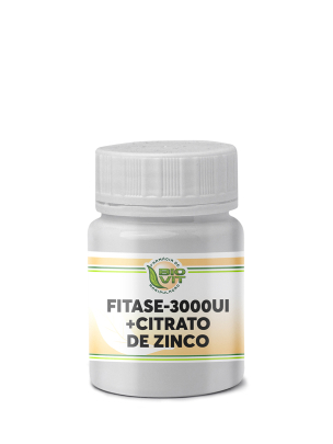 Fitase 3000UI + Citrato de Zinco 50mg 10 Cápsulas