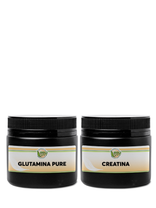 Glutamina 200g + Creatina 200g