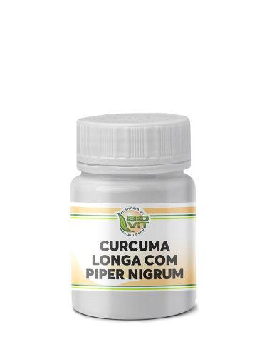 Curcuma Longa com Piper Nigrum 60 Cápsulas