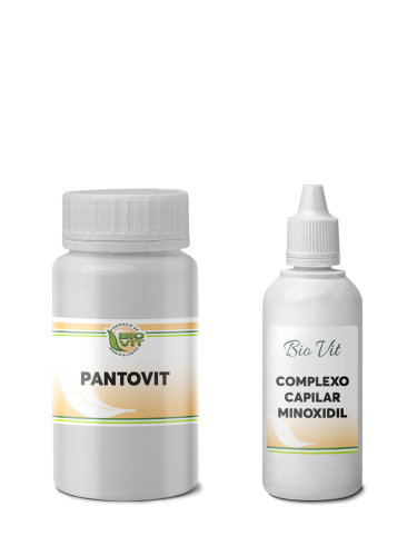 Pantovit 60 Cápsulas + Minoxidil 60ml