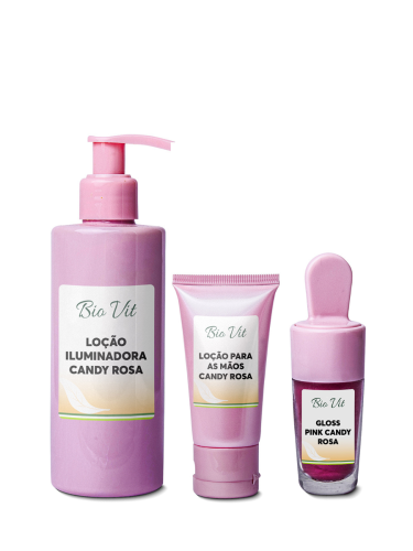 Kit Cuidados Candy Rosa