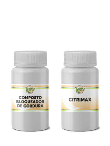 Bloqueador de Gordura 60 Cápsulas + Citrimax 60 Cápsulas