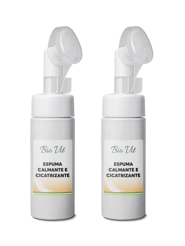 Espuma Calmante e Cicatrizante 150ml 2 Unidades