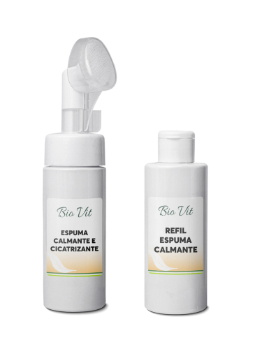 Espuma Calmante e Cicatrizante 150ml + Refil 150ml