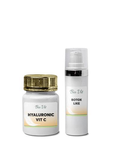 Hyaluronic VitC 120 Cápsulas + Botox Like 20g