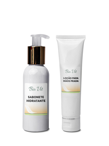 Sabonete Hidratante 120ml + Loção para Mãos Prada 60g